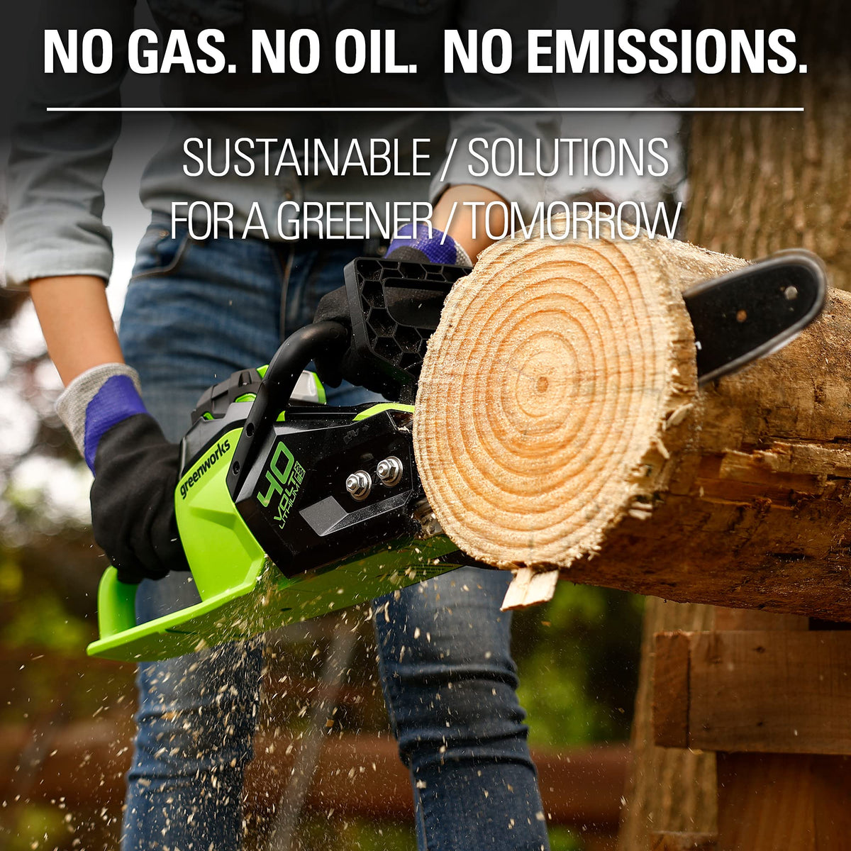 40V 14" 1.5kW Cordless BatteryBrushless Chainsaw (Tool Only)