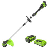 40V 17" Cordless Battery String Trimmer, 8.0 Ah Battery and Charger
