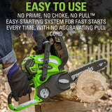 40V 12" Cordless Battery Chainsaw w/ 2.0 Ah Battery & Charger