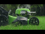 48V (24V x 2) 21" Cordless Battery Self-Propelled Mower & Blower Combo Kit w/ (3) Batteries & Chargers