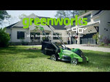 OPEN BOX 40V 16" Cordless Battery Push Lawn Mower: 4.0 Ah Battery and Charger, LM1604