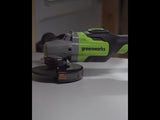 24V PowerAll Brushless 4-1/2" Angle Grinder with Paint Removal Wheel & Accessories (Tool Only)