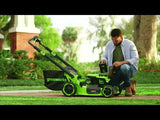 OPEN BOX 60V 22" Cordless Battery Self-Propelled Lawn Mower, 8.0 Ah Battery and 6A Charger, LM2206S