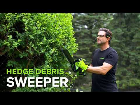 24V 22" Brushless (1.1" Cutting Capacity) Hedge Trimmer: 2.0Ah Battery and 30W Charger