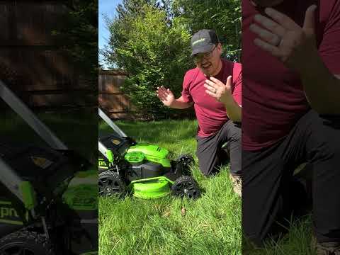 60V 25" Cordless Battery Dual Blade Self-Propelled Lawn Mower w/ Two (2) 4.0Ah Batteries & Dual-Port Charger, LM2516S