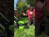 60V 25" Cordless Battery Dual Blade Self-Propelled Lawn Mower w/ Two (2) 4.0Ah Batteries & Dual-Port Charger, LM2516S