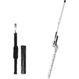 60V 16" Cordless Battery String Trimmer (Attachment Capable) and 16" Hedge Trimmer Attachment Combo Kit: 4.0 Ah Battery and Charger