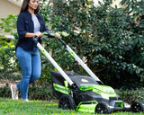 60V 25" Cordless Battery Self-Propelled Mower Combo Kit, Blower: (2) 4.0 Ah Batteries and Dual-Port Charger