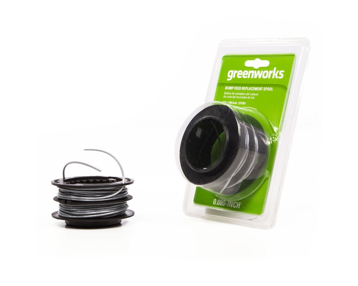 .080 inch Bump Feed Dual Line Replacement String Trimmer Spool