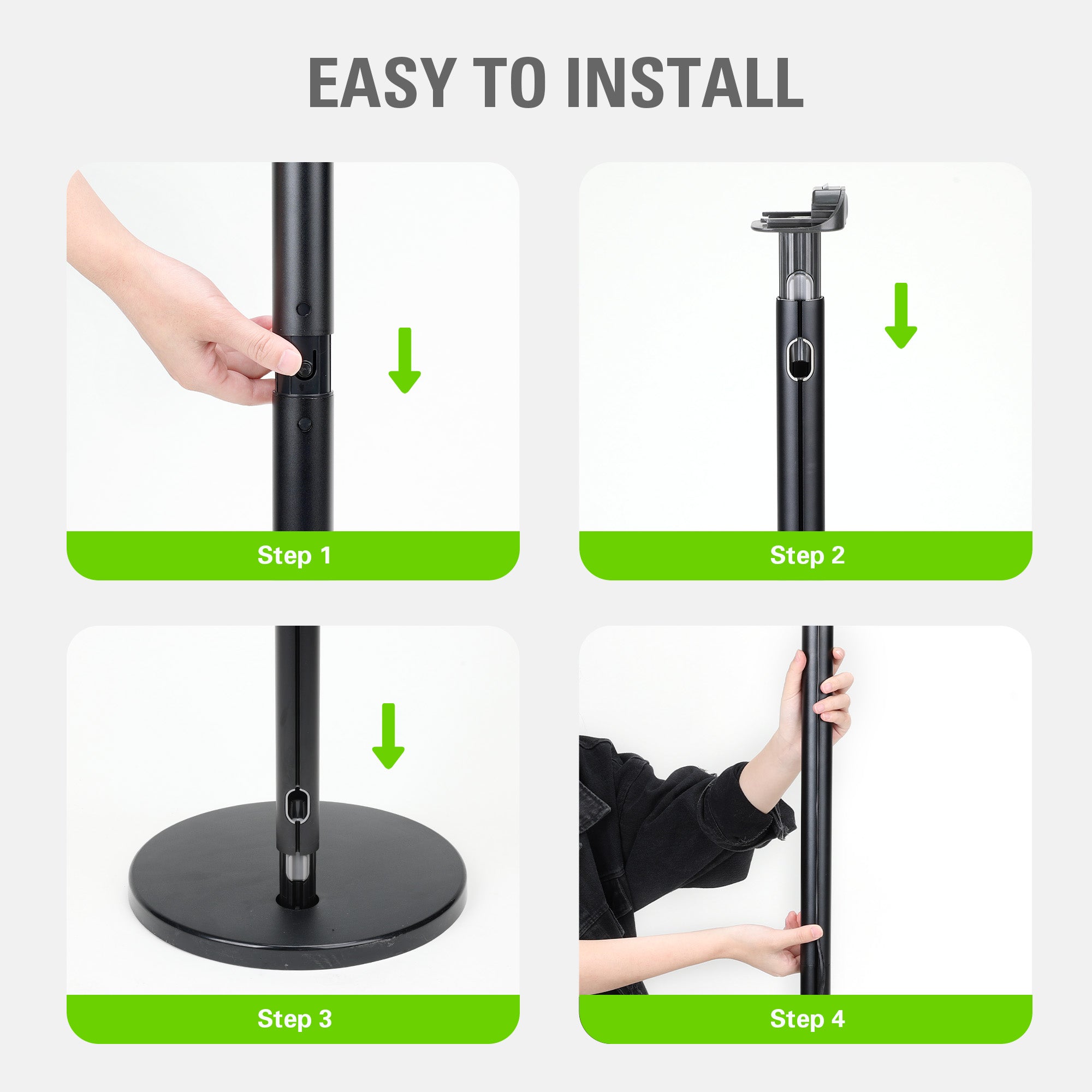 24V Stick Vac Stand - Black