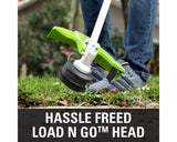 60V 16" Cordless Battery String Trimmer (Attachment Capable) and 10" Polesaw Attachment Combo Kit: 4.0 Ah Battery and Charger