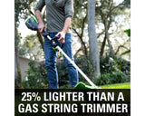 60V 16" Cordless Battery String Trimmer (Attachment Capable) and 10" Polesaw Attachment Combo Kit: 4.0 Ah Battery and Charger