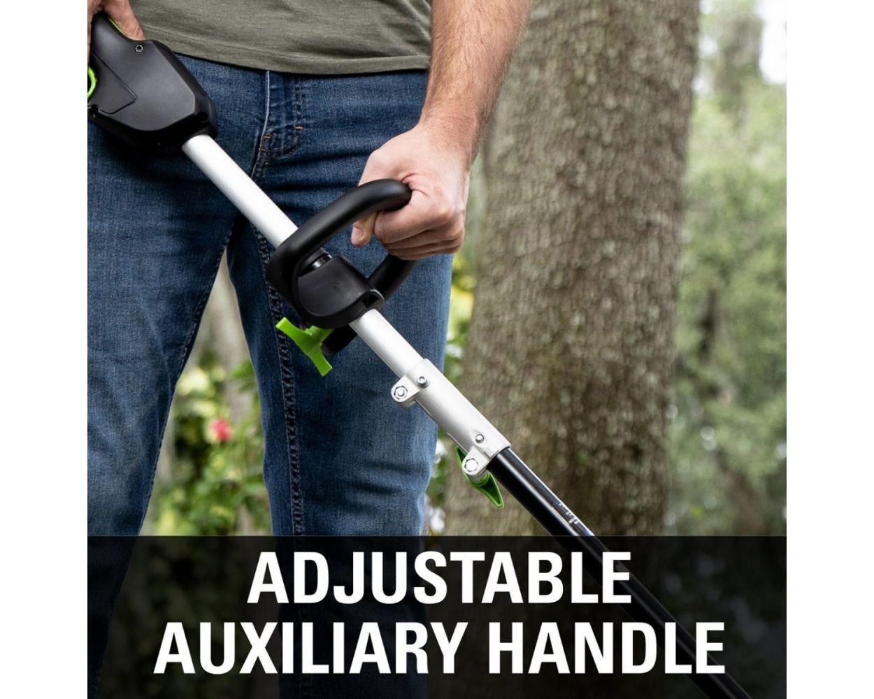 60V 16" Cordless Battery String Trimmer (Attachment Capable) and Horizontal Blower Attachment: 4.0 Ah Battery and Charger