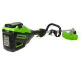 60V 16" Cordless Battery String Trimmer (Attachment Capable) and 10" Polesaw Attachment Combo Kit: 4.0 Ah Battery and Charger