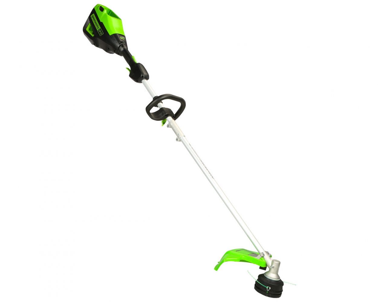 60V 16" Cordless Battery String Trimmer (Attachment Capable) and 10" Polesaw Attachment Combo Kit: 4.0 Ah Battery and Charger