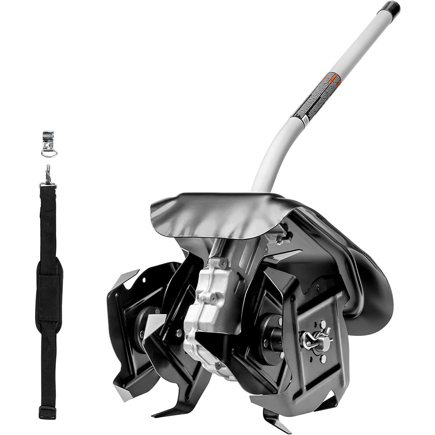 60V 16" Cordless Battery String Trimmer (Attachment Capable) and 5 Pcs Attachments Combo Kit: 4.0 Ah Battery and Charger
