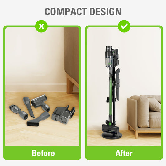 24V Stick Vac Stand - Black