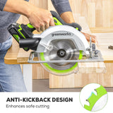 Greenworks 24V 7-1/4 " 24T Circular Saw Blades?3pc