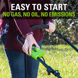 40V 21" Cordless Battery Brushless Push Lawn Mower: 5.0 Ah USB Battery and Charger, LM2104