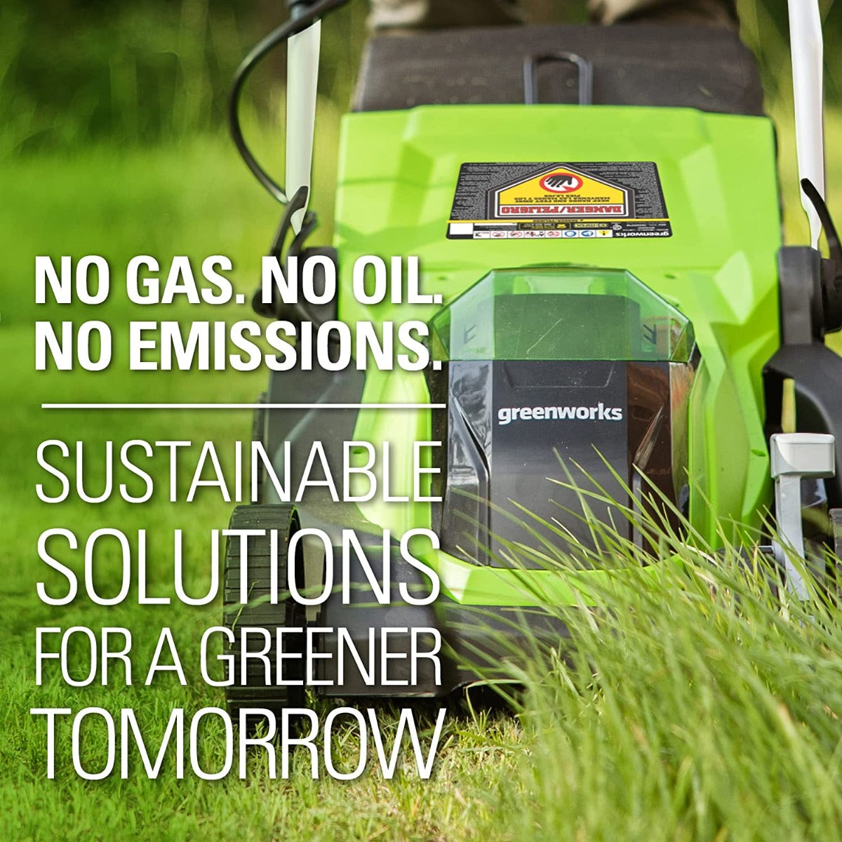 40V 14" Cordless Battery Push Lawn Mower: 4.0 Ah Battery and Charger, LM1404
