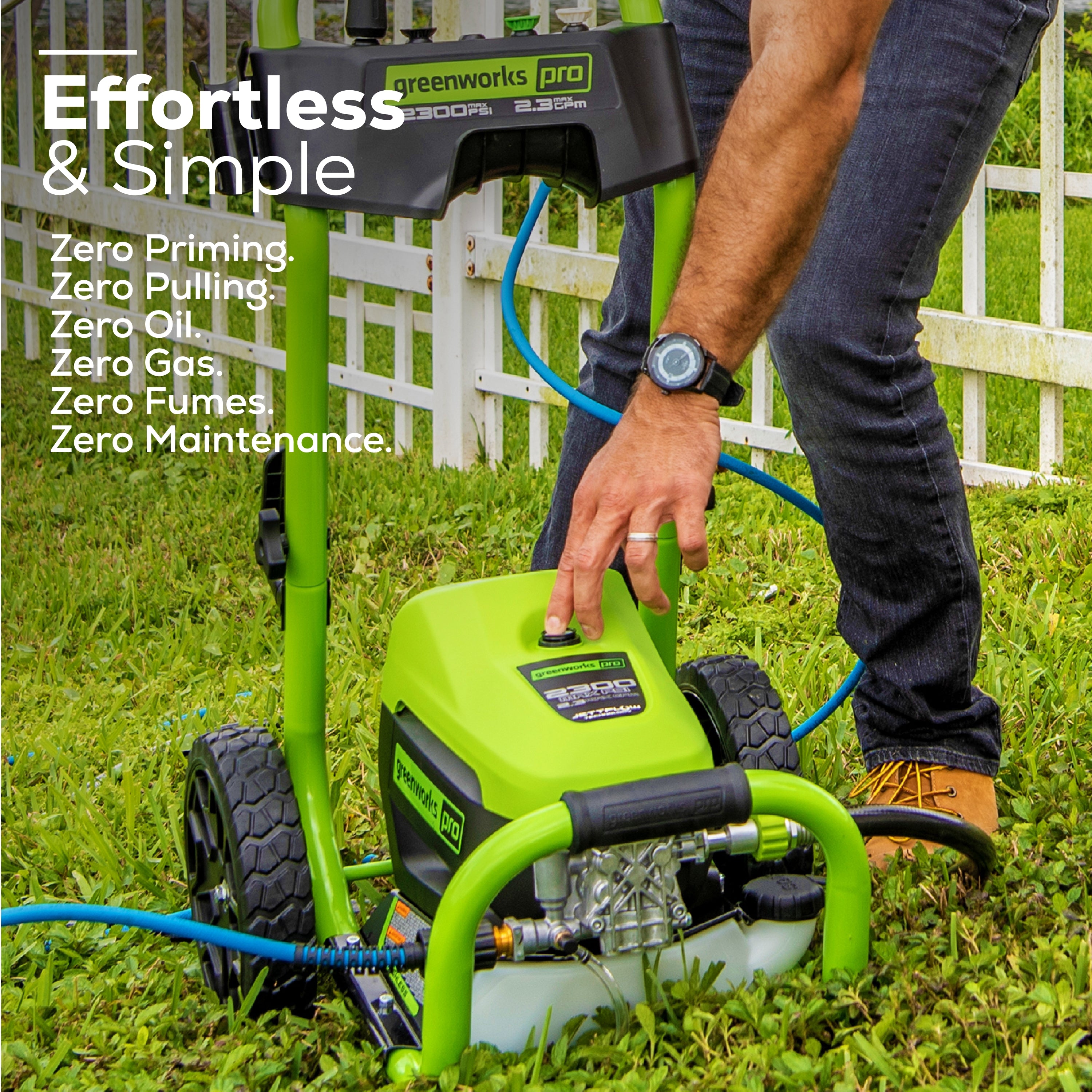 OPEN BOX 2300 PSI 1.2 GPM Cold Water Electric Pressure Washer