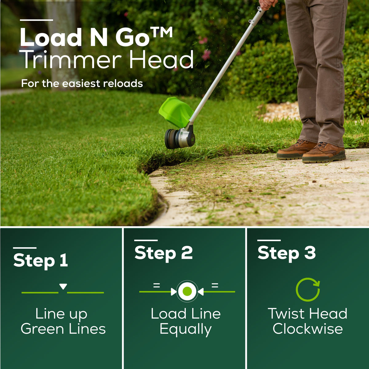 60V 16" Cordless Battery String Trimmer and 0.095 String Trimmer Line Combo Kit: 2.5 Ah Battery and Charger
